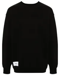 WTAPS Sweatshirt mit Logo-Patch Schwarz