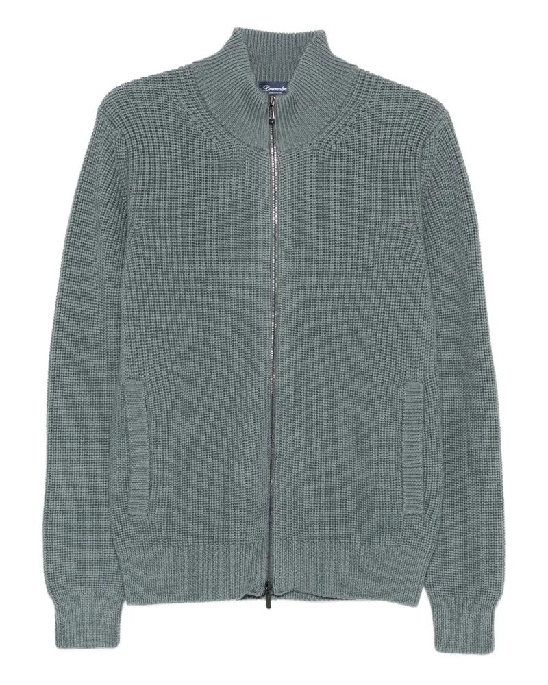 Drumohr  Cardigan mit Reißverschluss - Grün Grün
