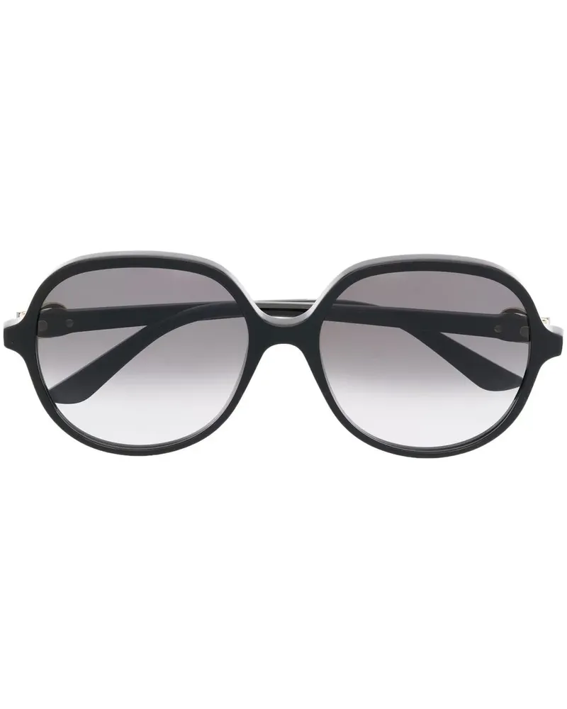Cartier CT0350S Oversized-Sonnenbrille - Schwarz Schwarz