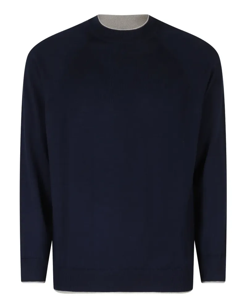 Eleventy Pullover mit Raglanärmeln - Blau Blau