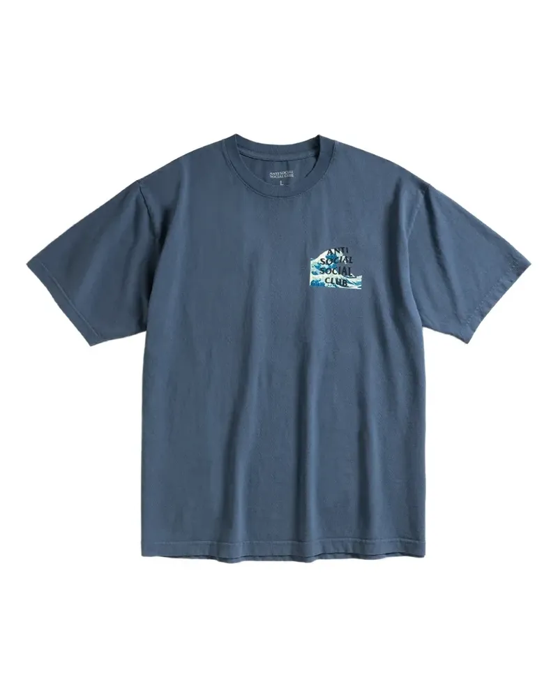 Anti Social Social Club Tonkatsu: The Great Wall T-shirt - Blau Blau