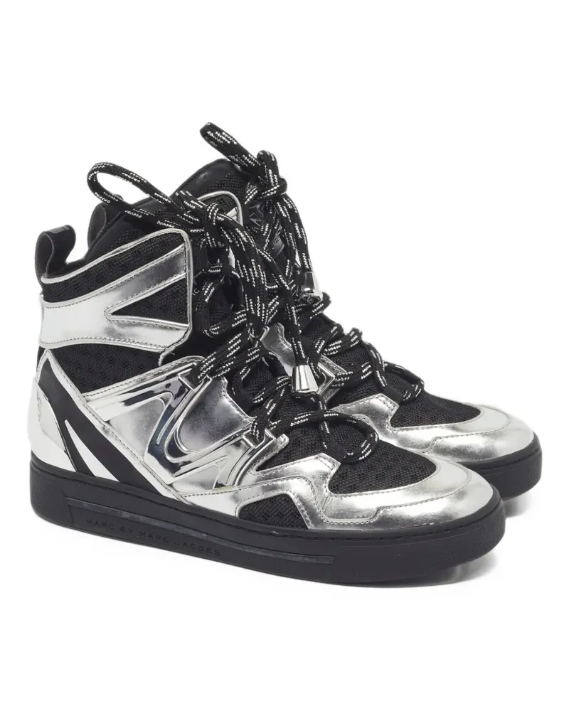 Marc Jacobs Ninja Wave high-top sneakers - Silber Silber