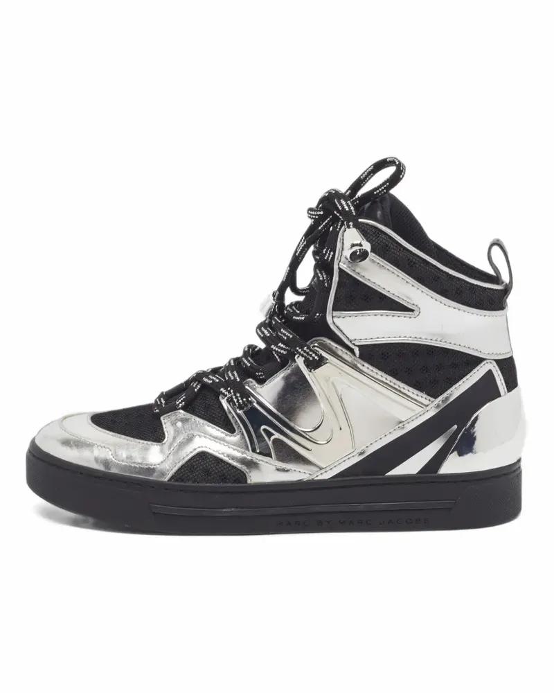 Marc Jacobs Ninja Wave High-Top-Sneakers - Silber Silber