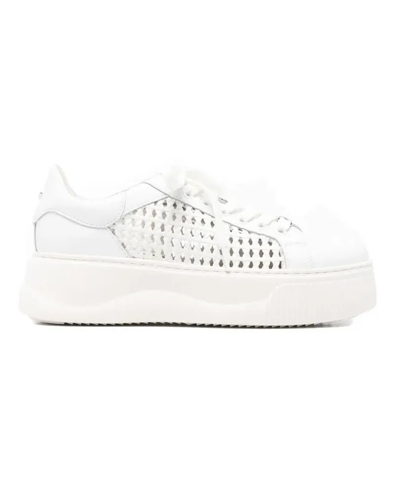 Cult Perry perforated leather sneakers - Weiß Weiß