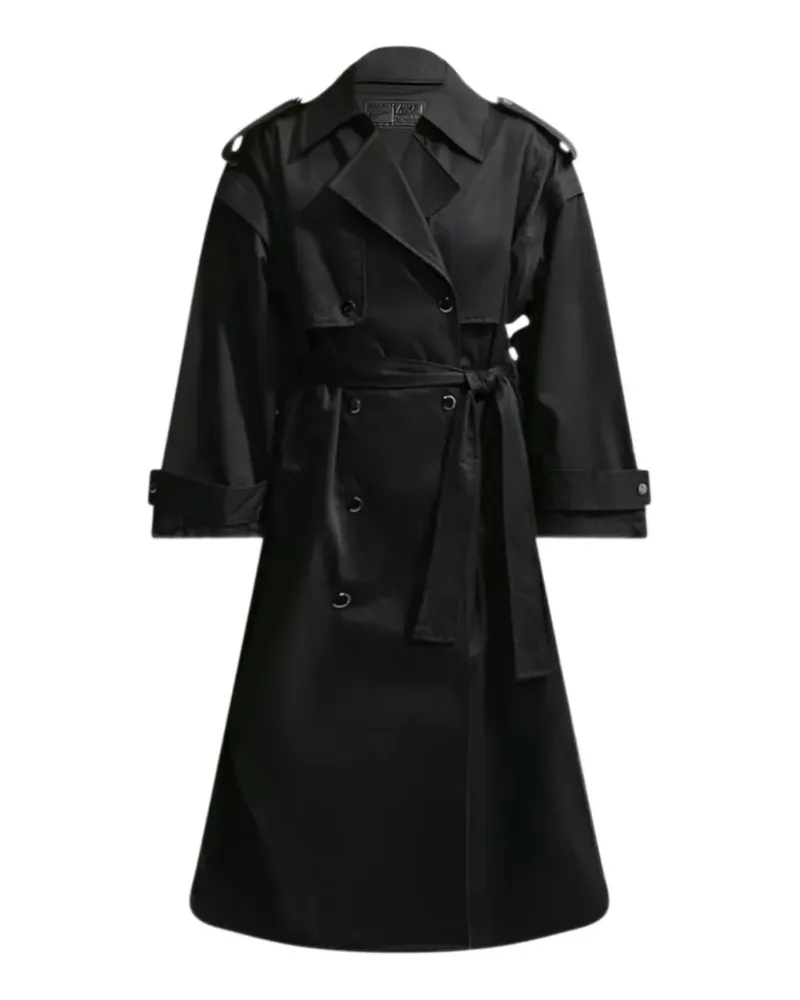 Nike Airreverent double-breasted trench coat - Schwarz Schwarz