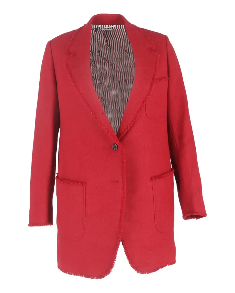 Thom Browne Einreihiger Blazer - Rot Rot