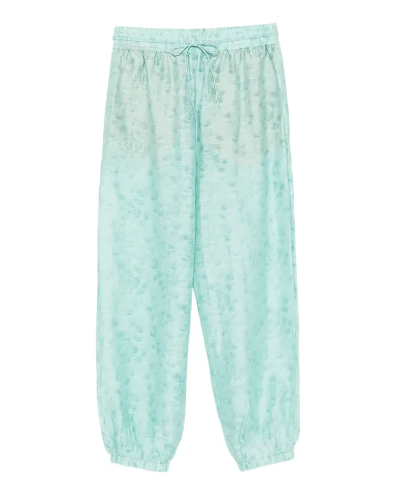 Christopher Esber Light Leak jacquard trousers - Grün Grün
