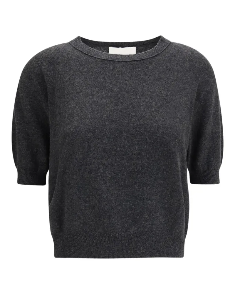 Lisa Yang Genevra T-Shirt mit Puffärmeln - Grau Grau