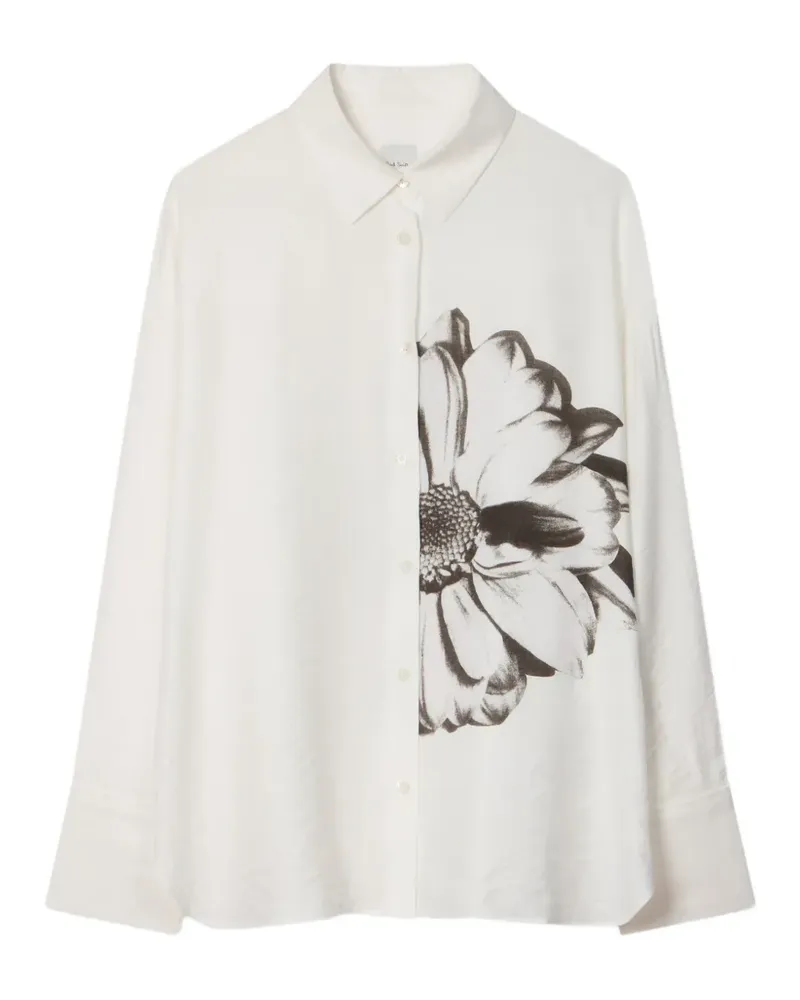 Paul Smith white Daisy placement print shirt - Weiß Weiß