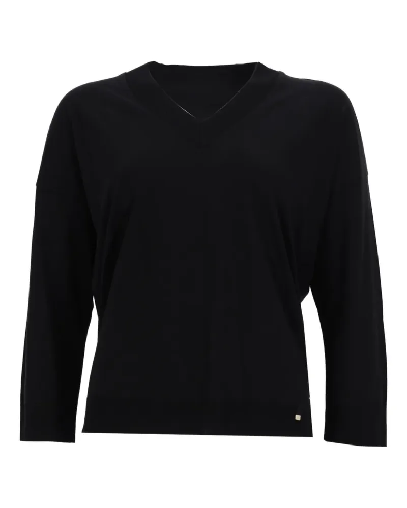 Herno V-neck sweater - Schwarz Schwarz
