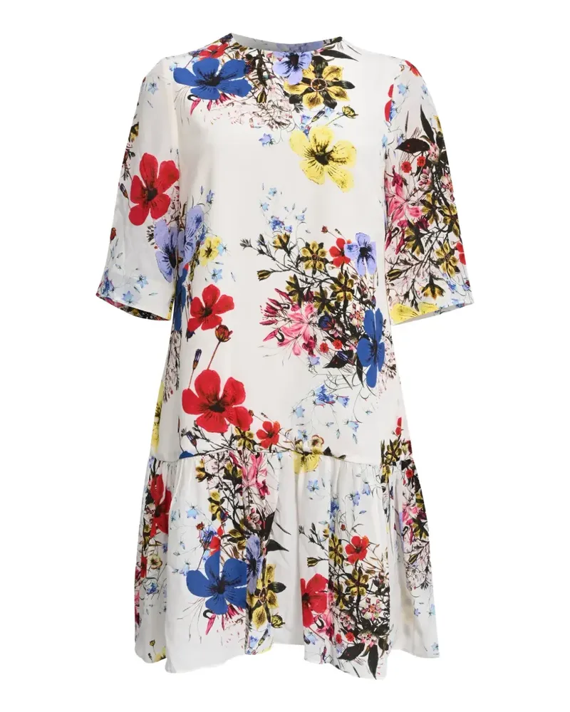 Erdem Emmie Minikleid mit Blumenprint - Nude Nude