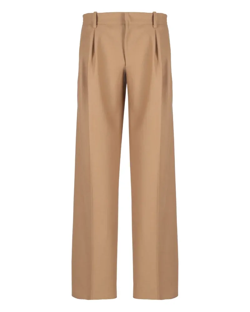 Laneus pleated trousers - Nude Nude