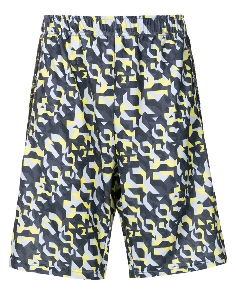 Amir Slama Bermudas mit geometrischem Print - Blau Blau
