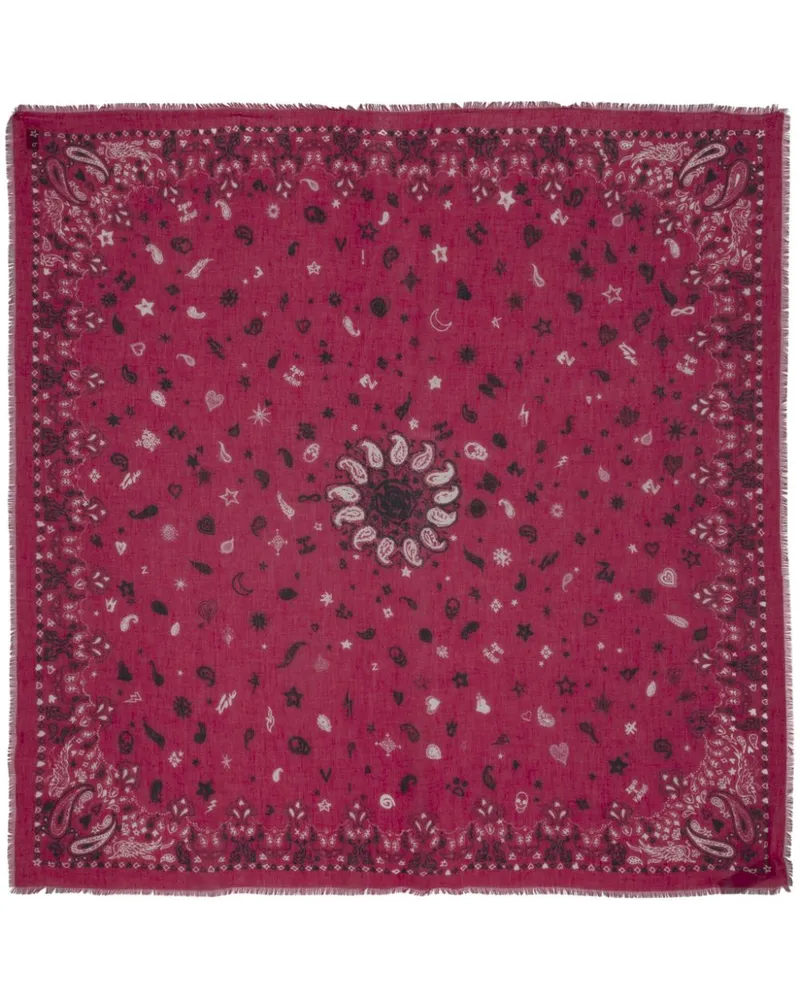 Zadig & Voltaire Maddie Schal - Rosa Rosa