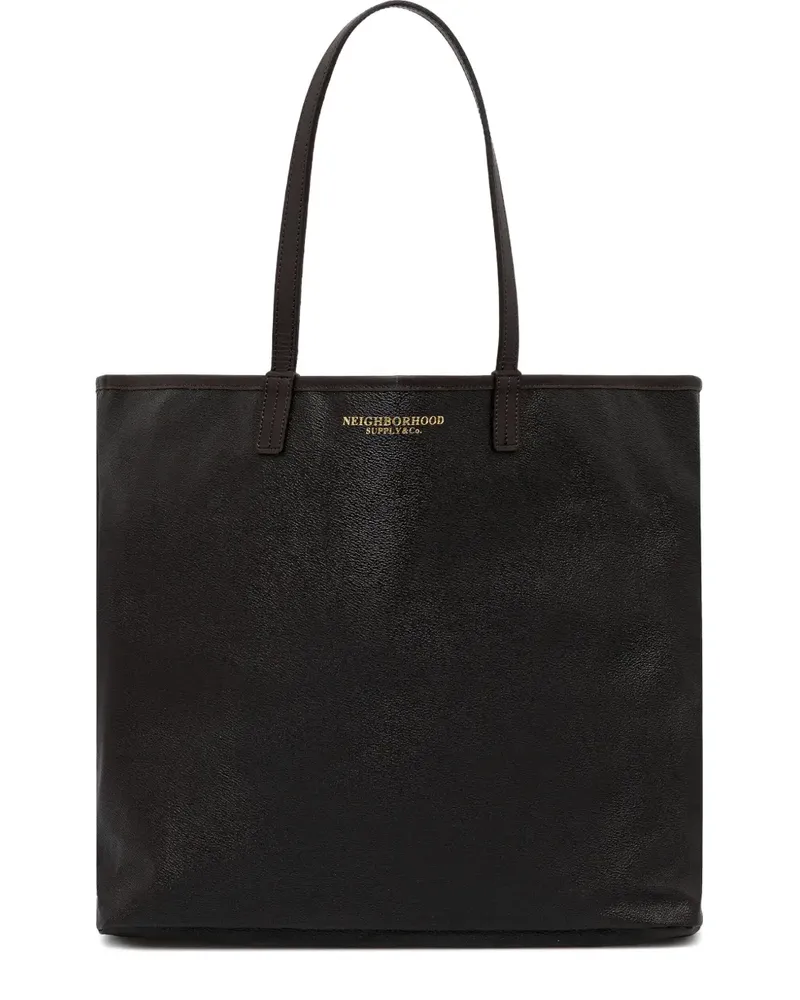 Neighborhood Handtasche aus Leder - Schwarz Schwarz
