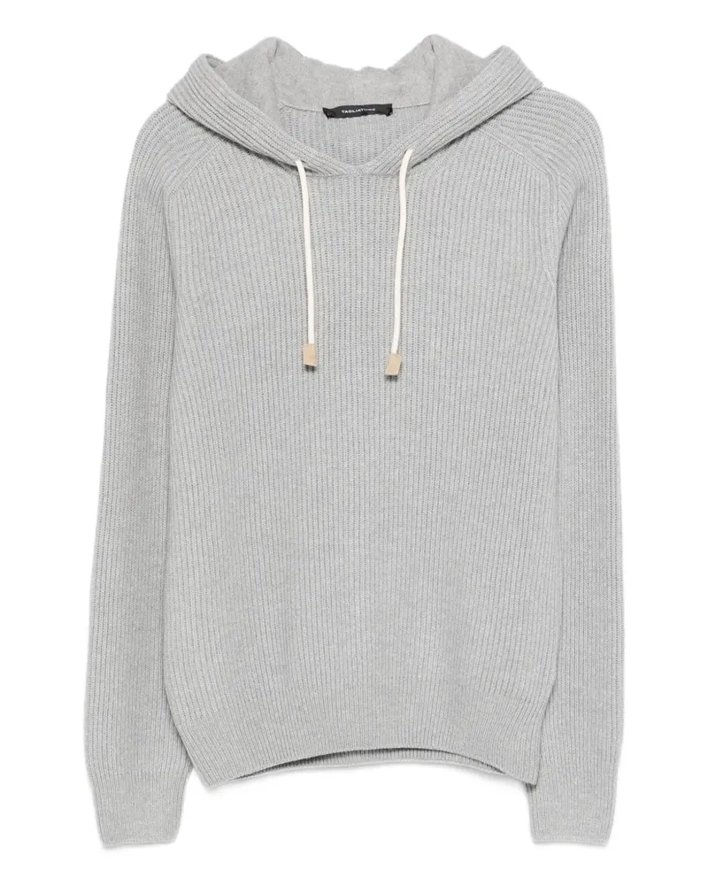 Tagliatore Klassischer Hoodie - Grau Grau