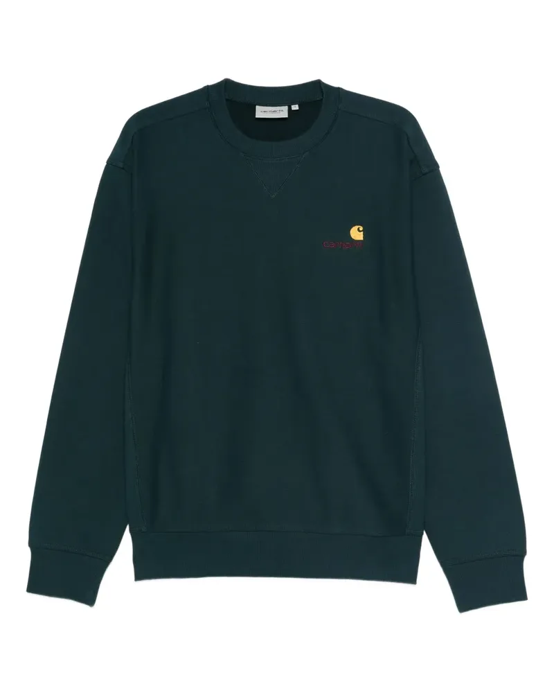 Carhartt WIP American Script Sweatshirt - Grün Grün