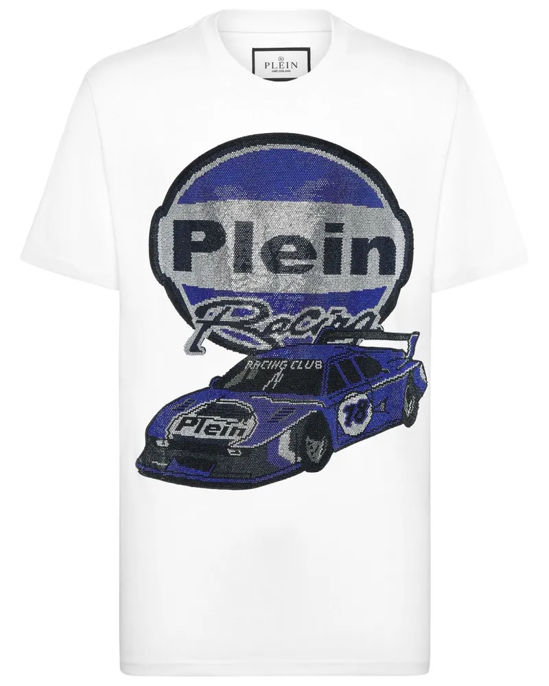 Philipp Plein Cars Racing T-Shirt - Weiß Weiß