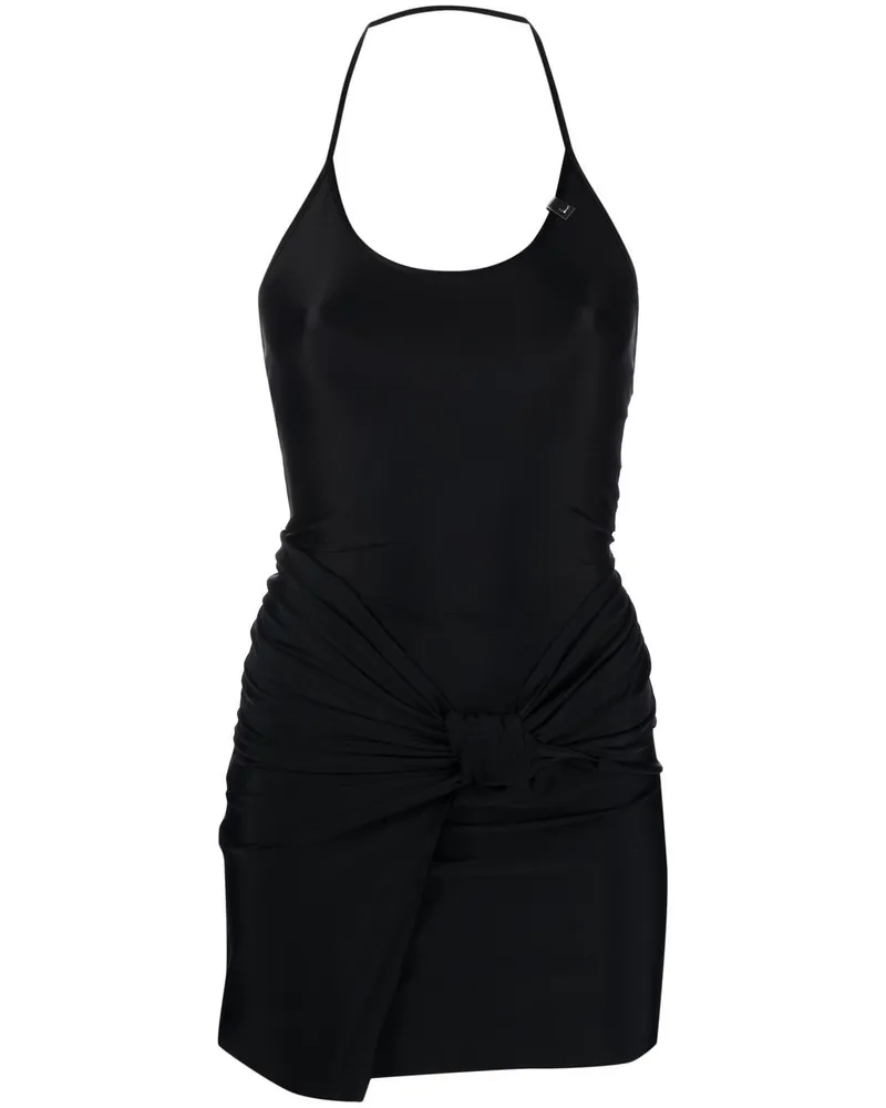 1017 ALYX 9SM Gerafftes Minikleid - Schwarz Schwarz