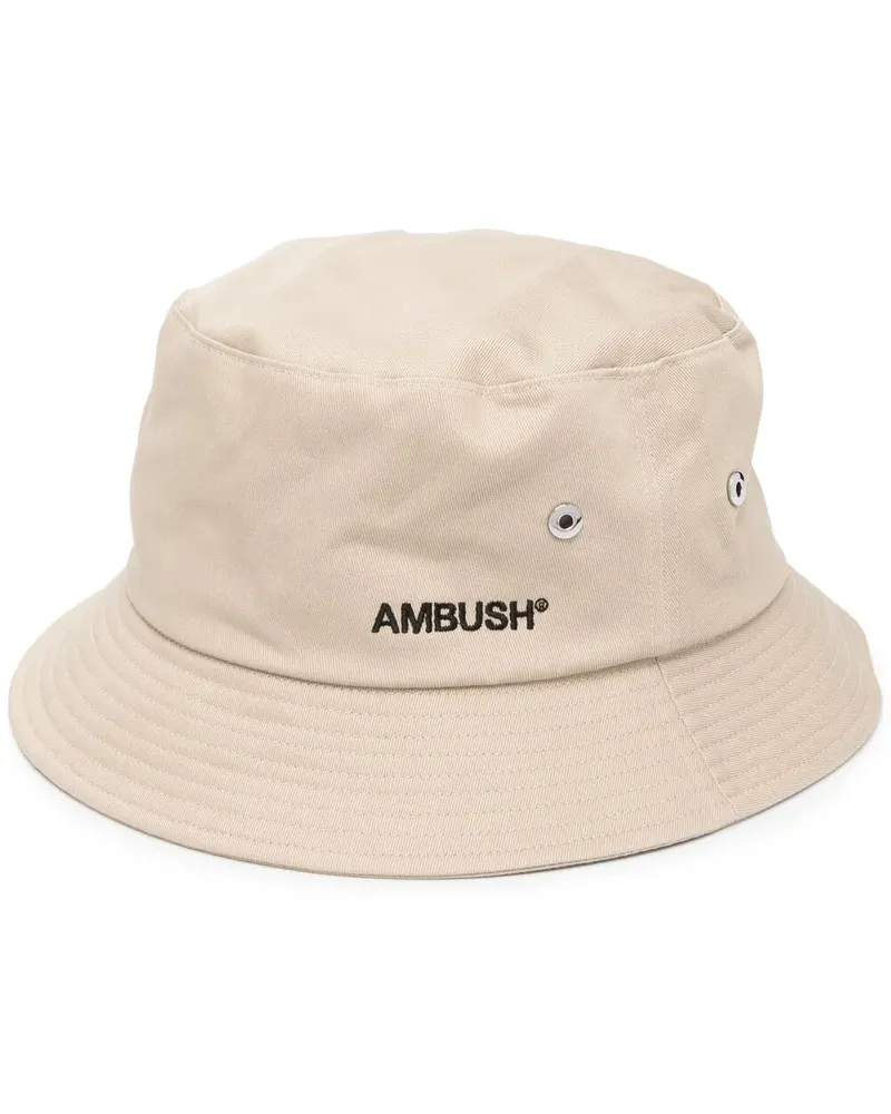 AMBUSH Fischerhut mit Logo-Stickerei - Nude Nude