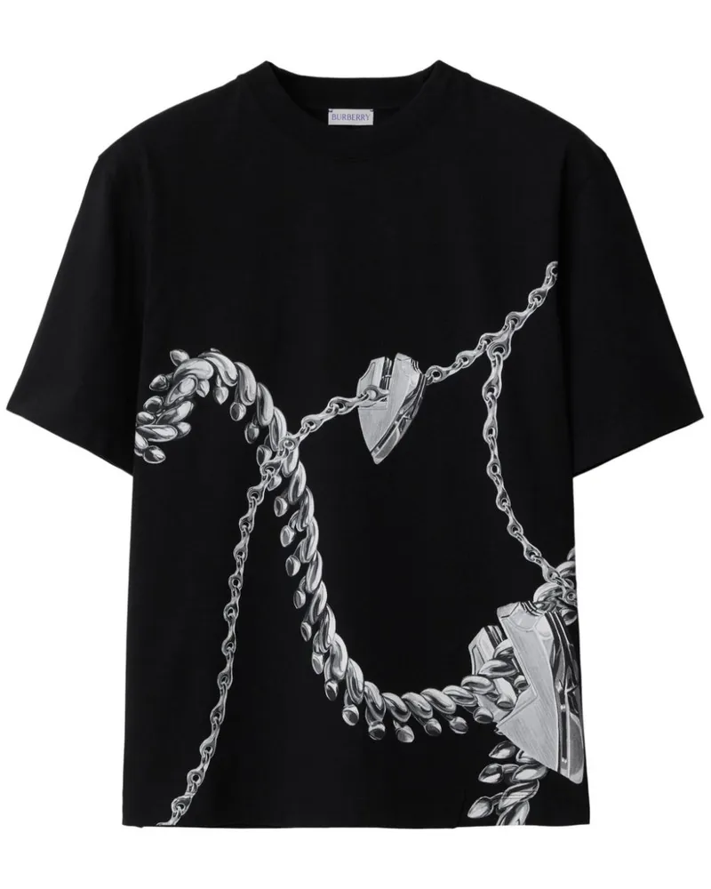 Burberry Shield Hardware T-Shirt - Schwarz Schwarz