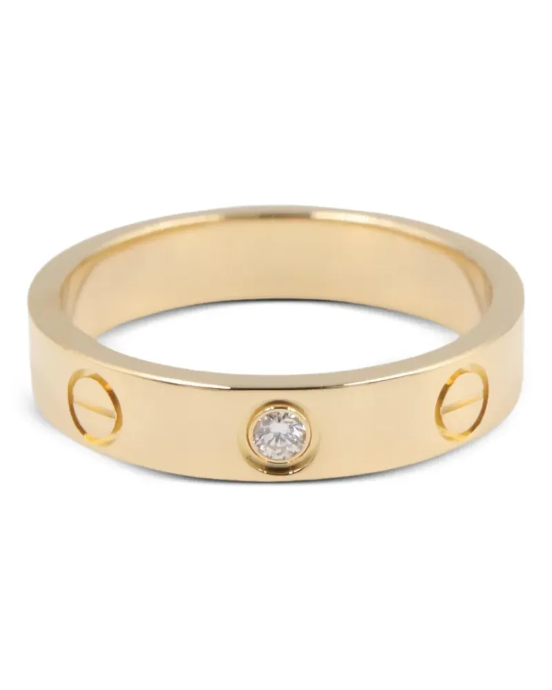 Cartier 2010s mini Love diamond ring - Gold Gold