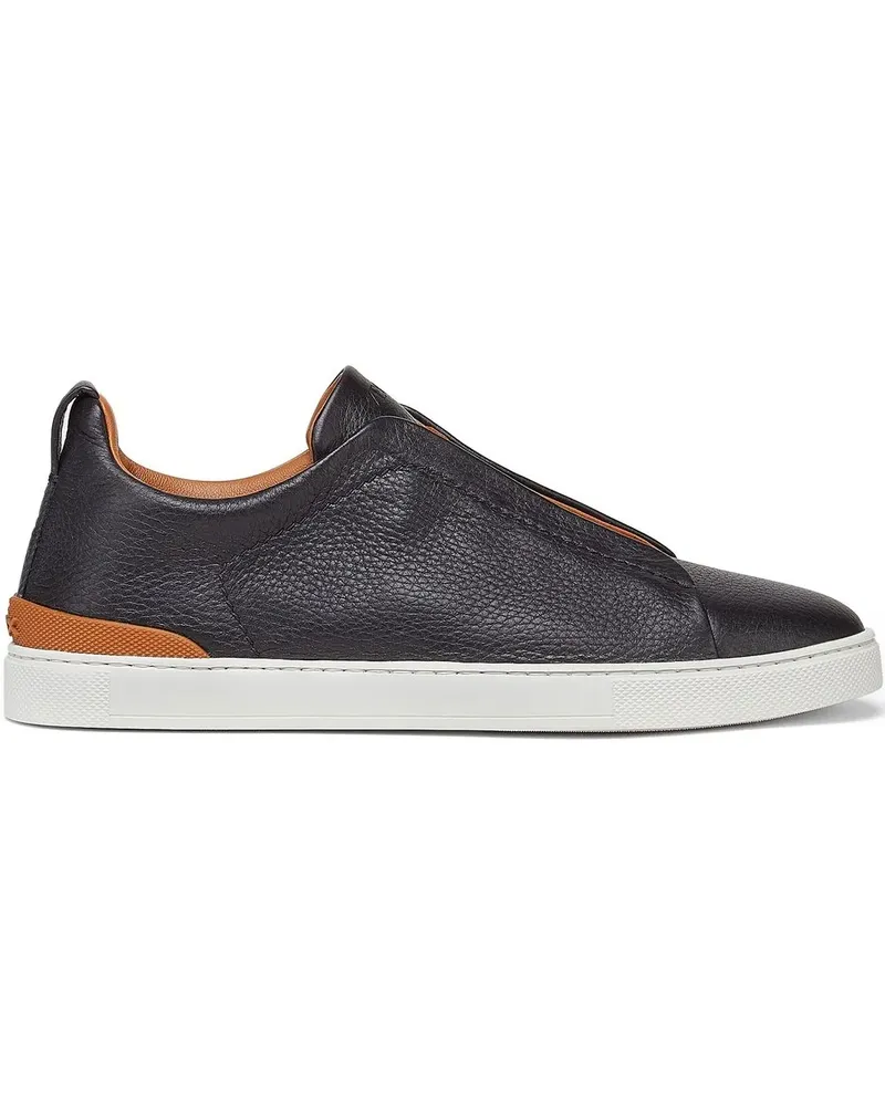 Ermenegildo Zegna Triple Stitch Sneakers - Schwarz Schwarz