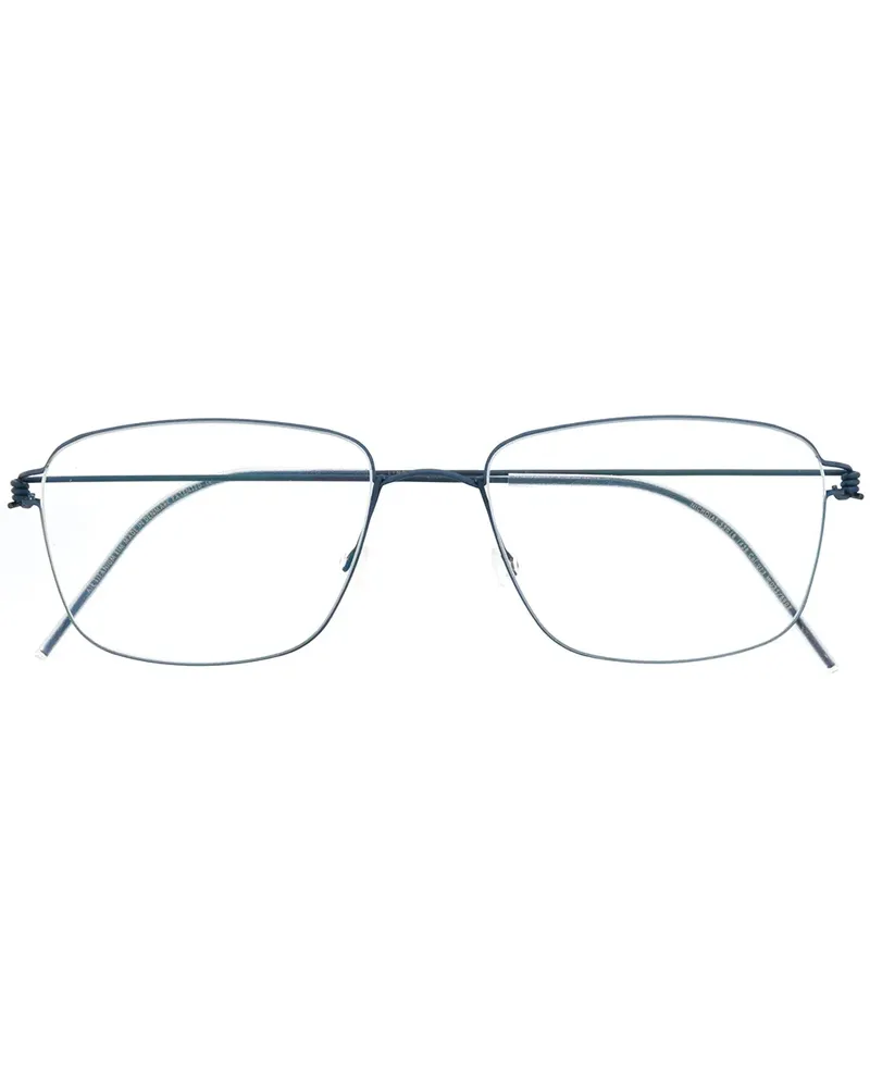 Lindberg Eckige Brille - Blau Blau