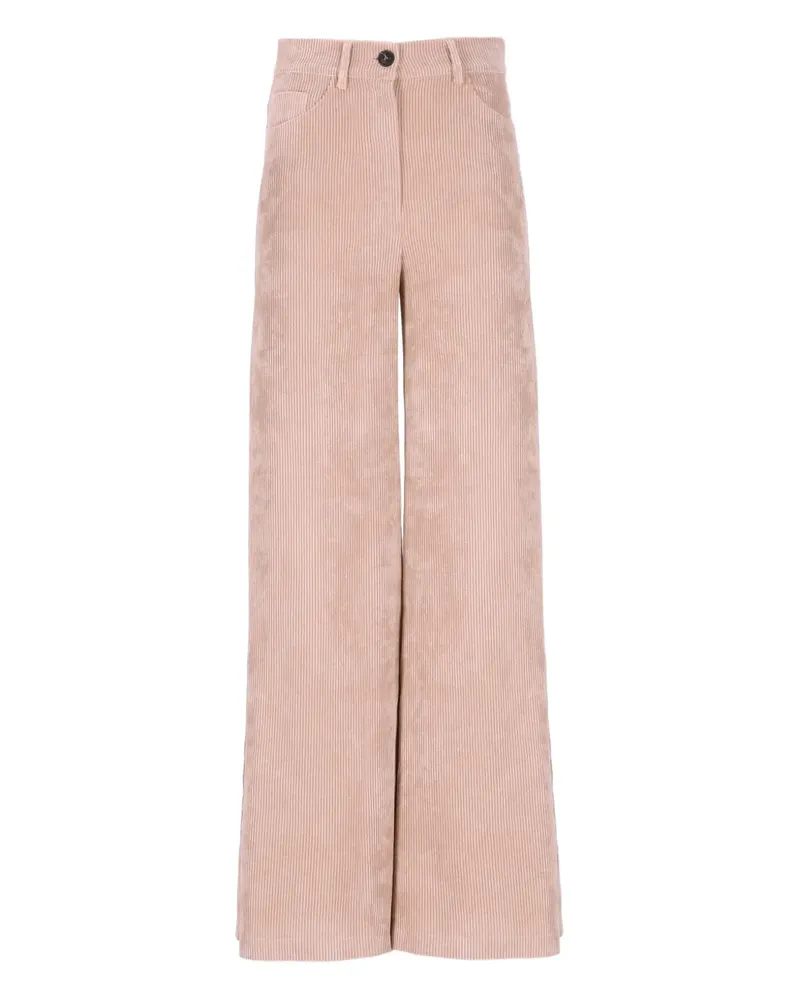 D.EXTERIOR Palazzohose aus Cord - Rosa Rosa
