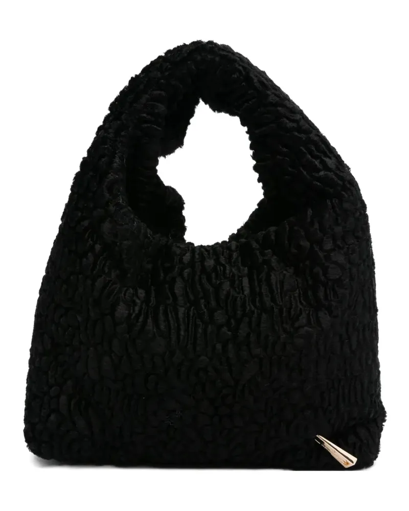 La Milanesa Strukturierter Shopper - Schwarz Schwarz