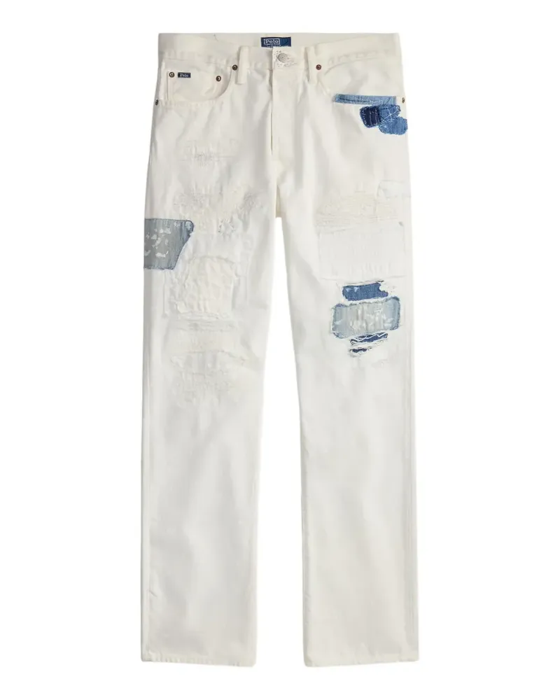 Ralph Lauren Heritage Patchwork-Jeans - Weiß Weiß