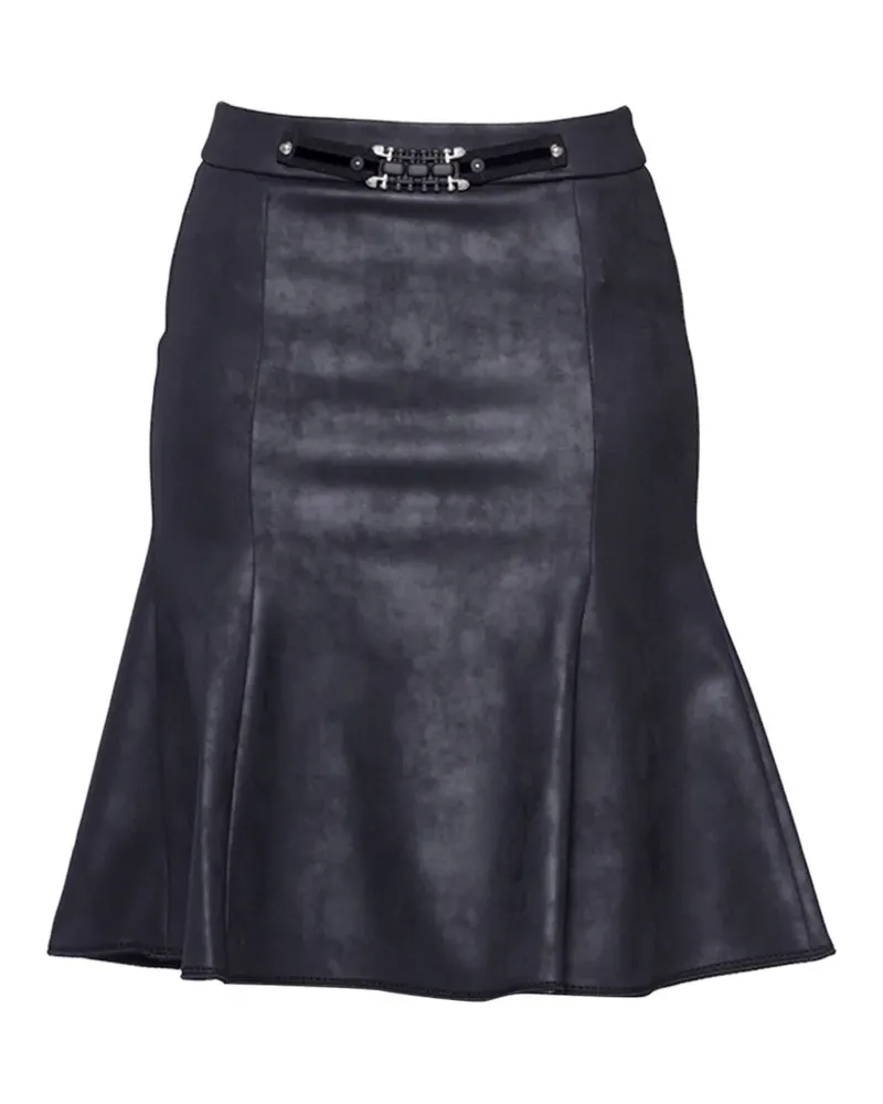 HIGH embellished skirt - Schwarz Schwarz