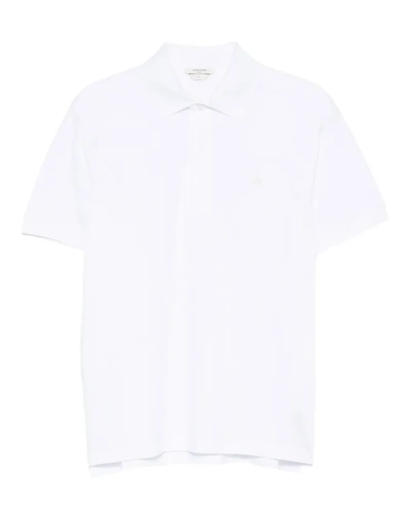 Jacob Cohën embroidered-logo piqué polo shirt - Weiß Weiß