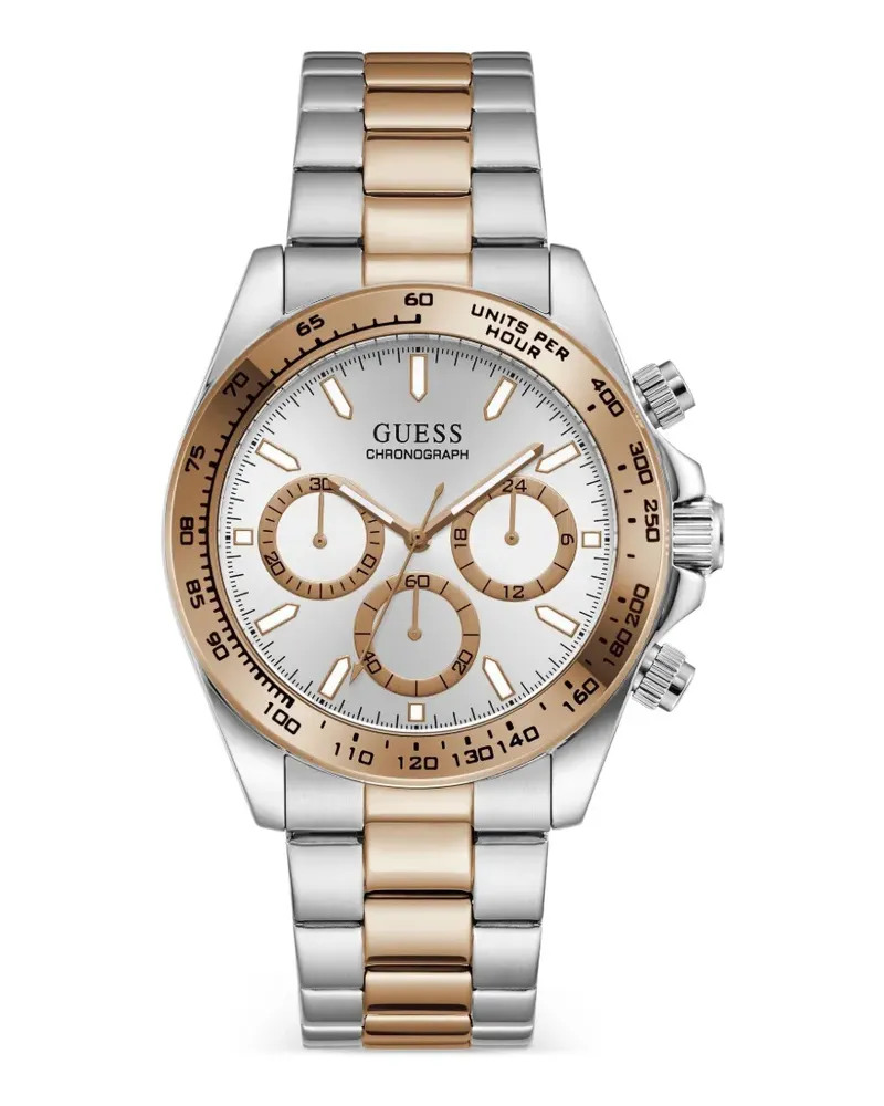 Guess Quarz Movement Armbanduhr 42mm - Silber Silber