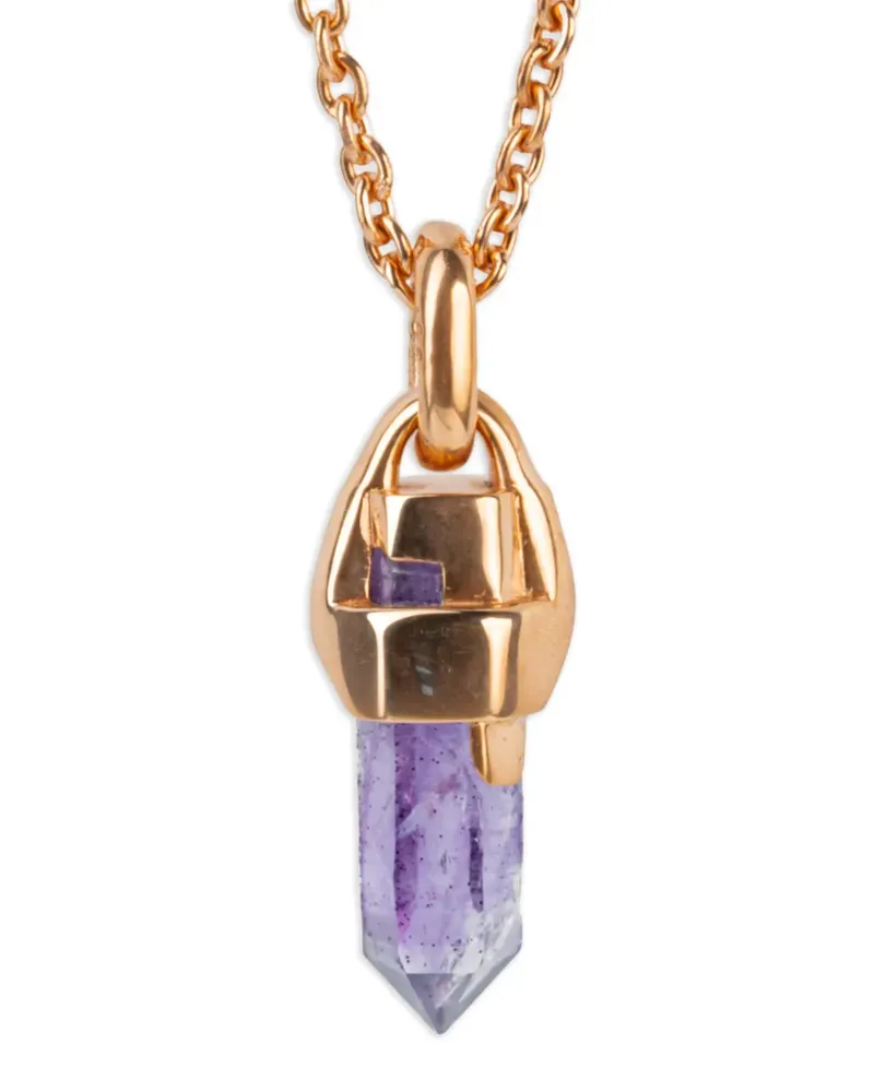 Parts Of Four sterling silver Talisman Amethyst necklace - Gold Gold