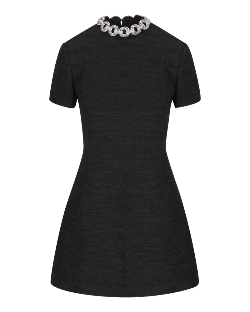 Valentino Garavani crystal-embellished mini dress - Schwarz Schwarz