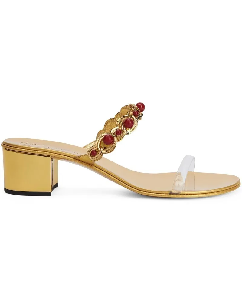Giuseppe Zanotti Marguerithe Sandalen 40mm - Gold Gold