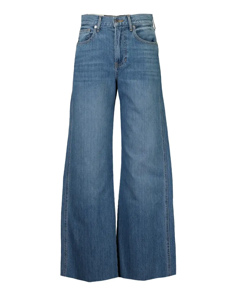 Veronica Beard wide-leg taylor palazzo pants - Blau Blau