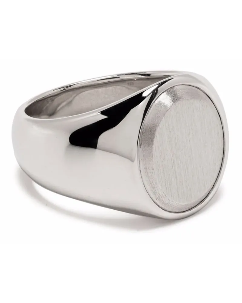 Tom Wood Ovaler Ring aus Sterlingsilber Silber