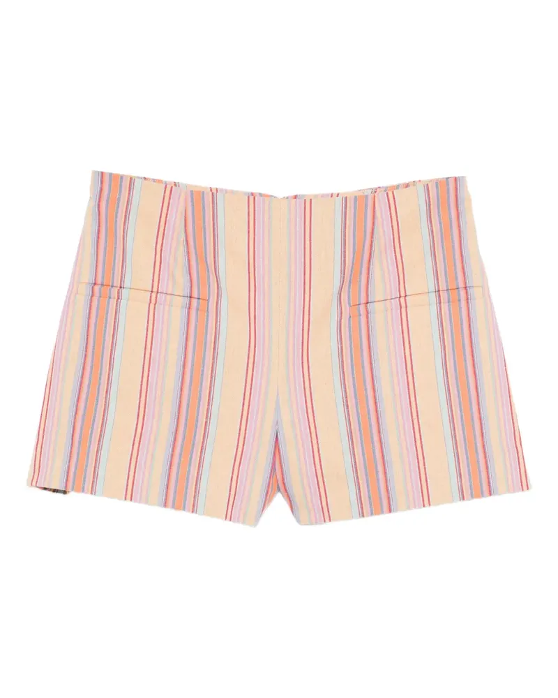 Faithfull The Brand striped pocket shorts - Nude Nude