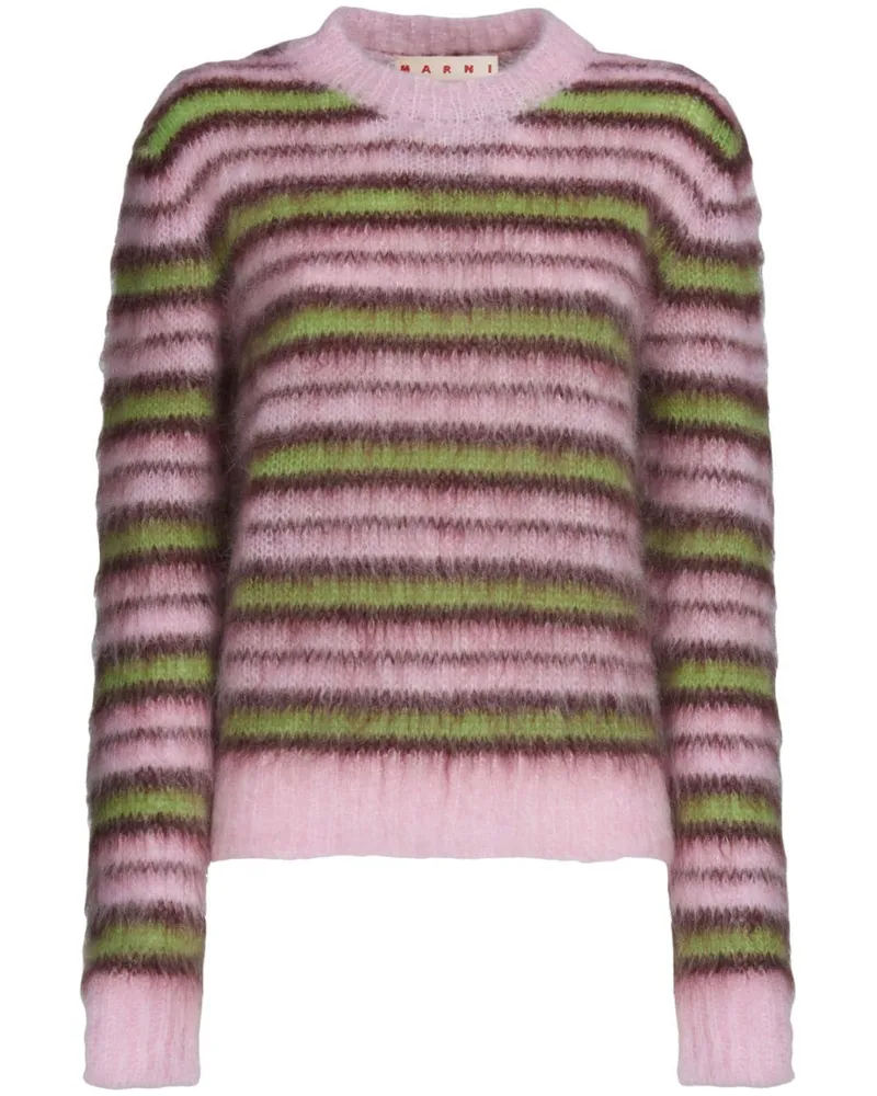 Marni Gestreifter Pullover - Rosa Rosa