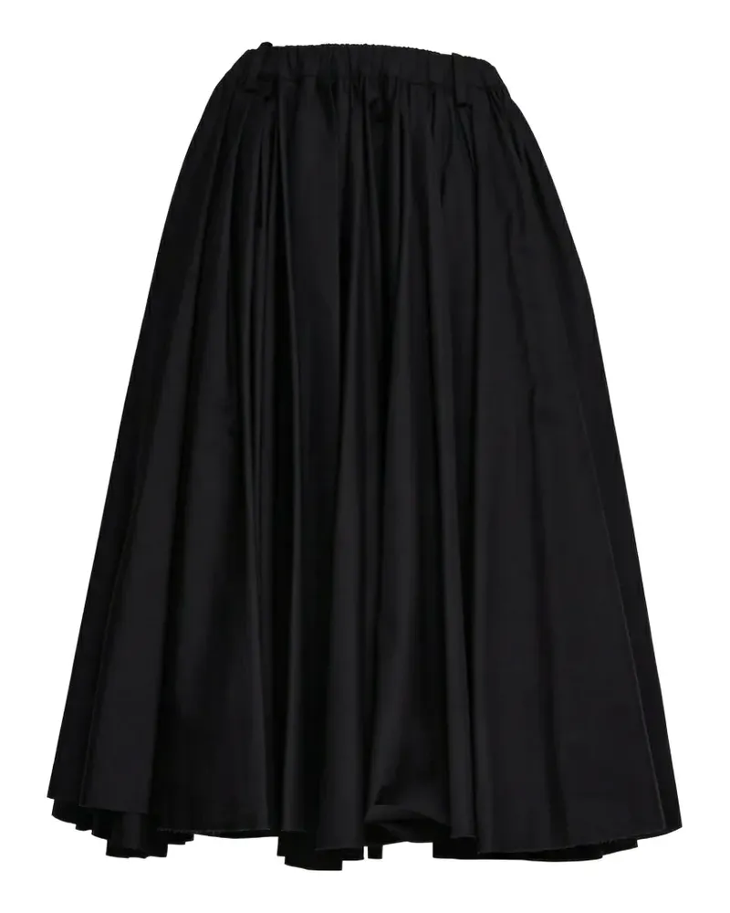 N° 21 pleated midi skirt - Schwarz Schwarz