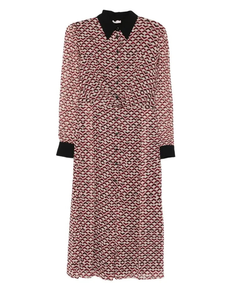 Liu Jo Kleid mit geometrischem Muster - Nude Nude