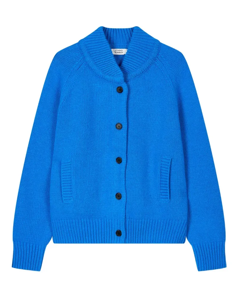 STUDIO TOMBOY Cardigan mit Knöpfen - Blau Blau