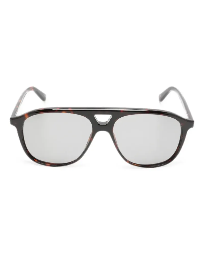 CHIMI tortoiseshell-effect pilot sunglasses - Braun Braun