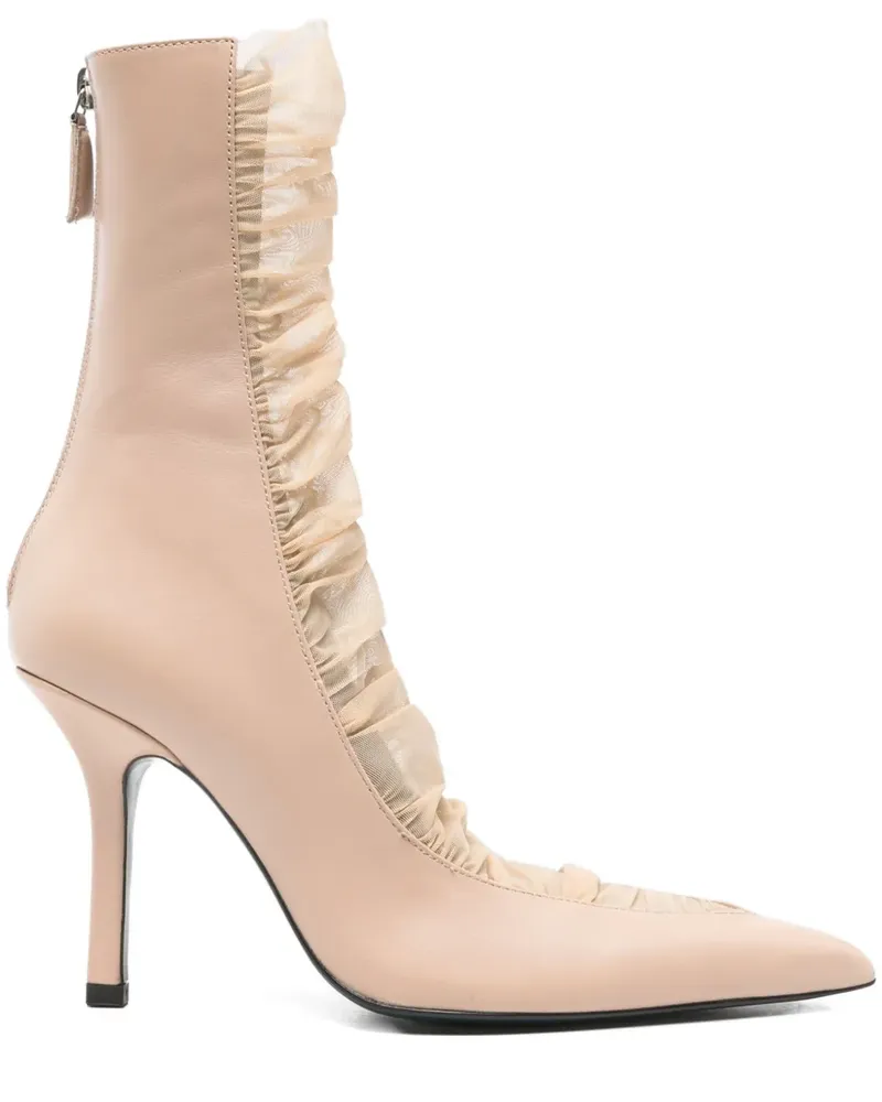 Patrizia Pepe Stiefeletten 95mm - Nude Nude