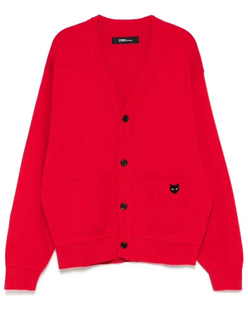 SONGZIO Cardigan ohne Nähte - Rot Rot