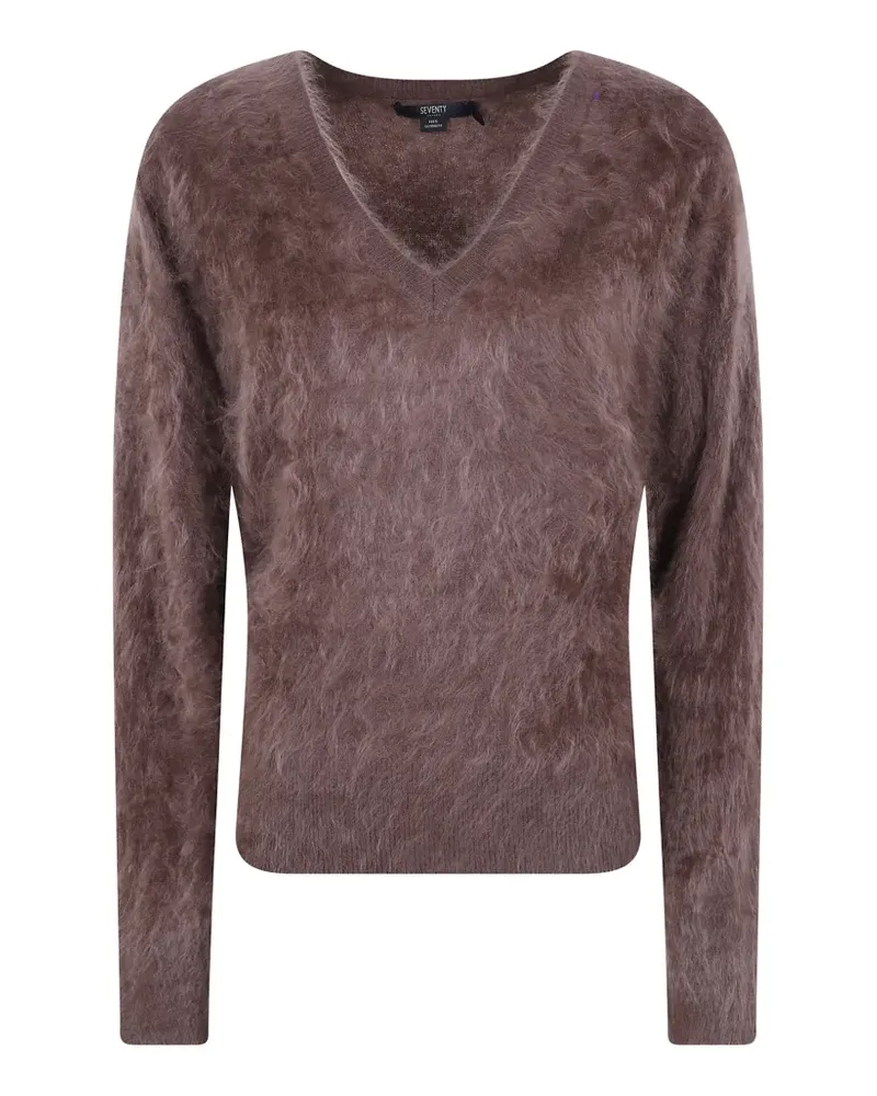 Seventy V-neck cashmere sweater - Braun Braun