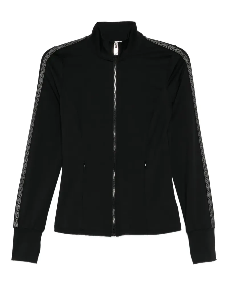 Michael Kors logo-tape jacket - Schwarz Schwarz