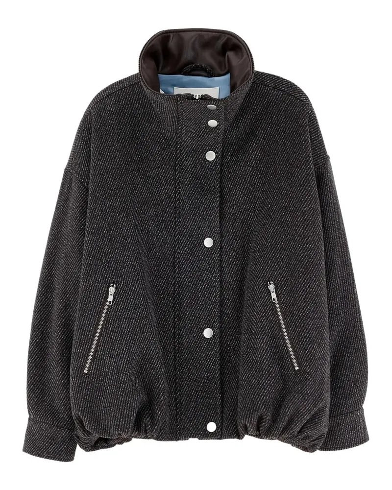 Bellerose Jellis Bomberjacke mit diagonalen Streifen - Grau Grau